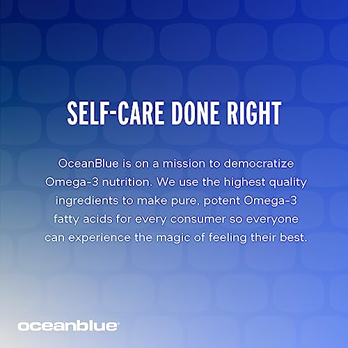 Oceanblue Omega-3 2100 With Turmeric – 60 Ct – Triple Strength Burpless Fish Oil Supplement With High-Potency Epa And Dha, And Turmeric For Joints – Orange Flavor (20 Servings) #TOP7