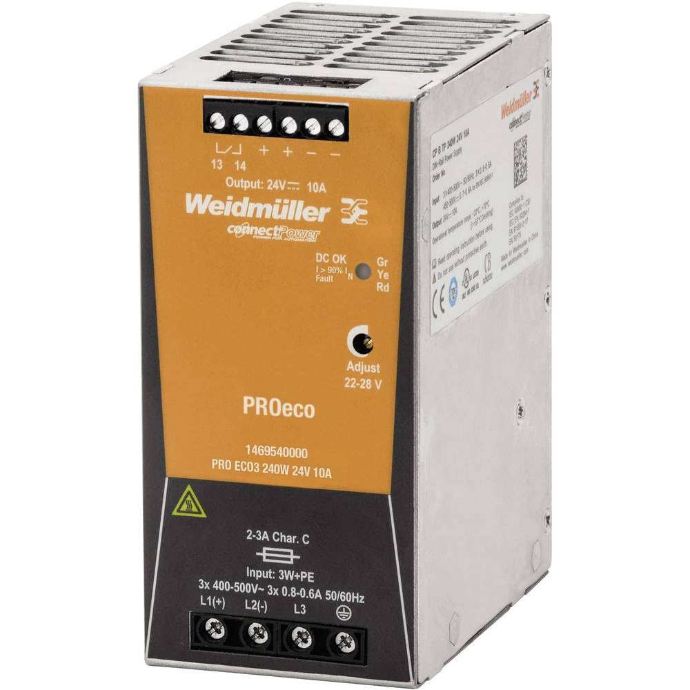 WeidmüLler 1469540000 Pro ECO3 240W 24V 10A Connect Power Proeco Trifase-image