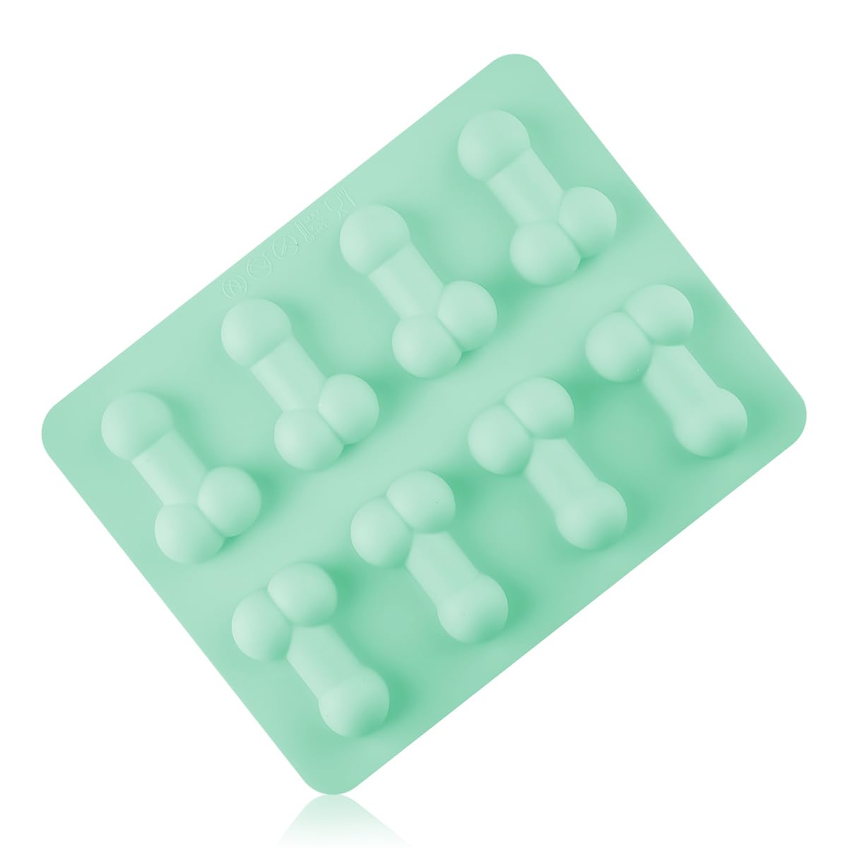 Funny Silicone Ice Cube Tray with 8 Cavities for Chocolate and Desserts