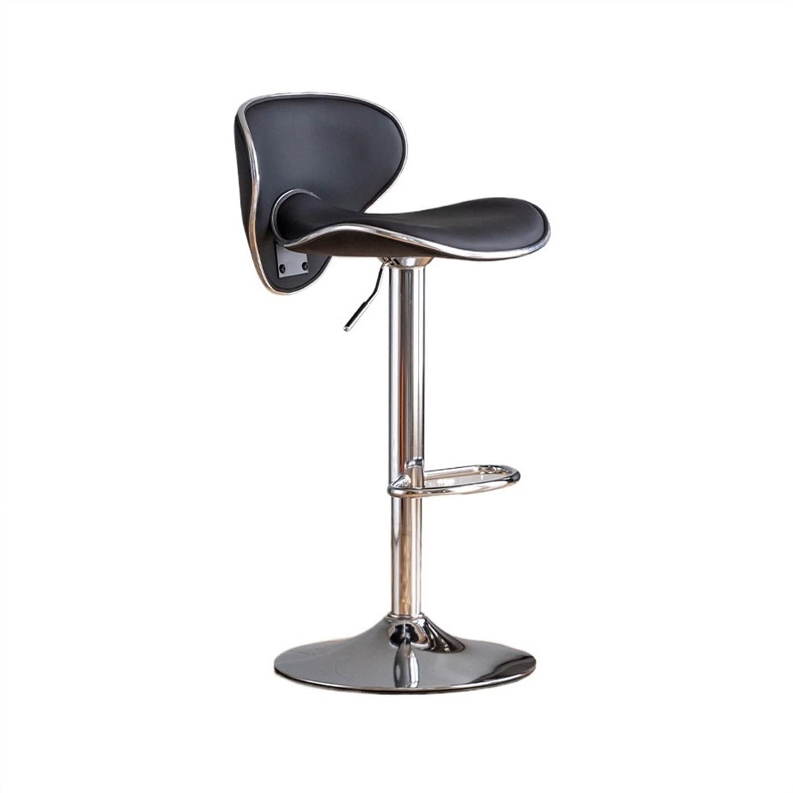 Eines B Home Ar Furniture Pu Leather High Stools Kitchen Island Counter Chairs Light Luxury Ackrest European Ar Stools Liftable Ar Chair Counter Arstool(B)