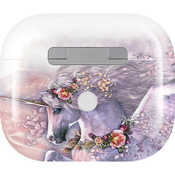 Skinit Decal Audio Skin Compatible with Apple AirPods (3rd Gen, 2021) - Tate and Co. Spring Flight Unicorn Design