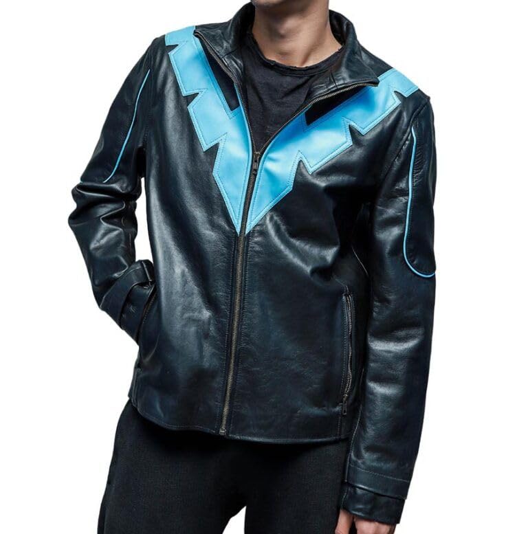 New Danny Shepherd Famous Dick Grayson Nightwing Jacket – Nightwing Jacket - Leather Jacket Men2