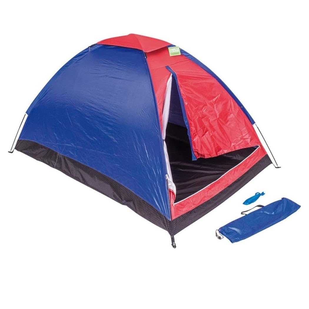 Trade Shop - Tenda da Campeggio 2 Posti Igloo Impermeabile per Camping Mare Spiaggia 4096061