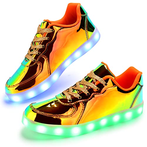 Image of Light Up Shoes Men Women LED Shoes USB Charging Adult High Top LED Sneakers Glow in The Dark Footwear for Dancing Party Festivals Festivals