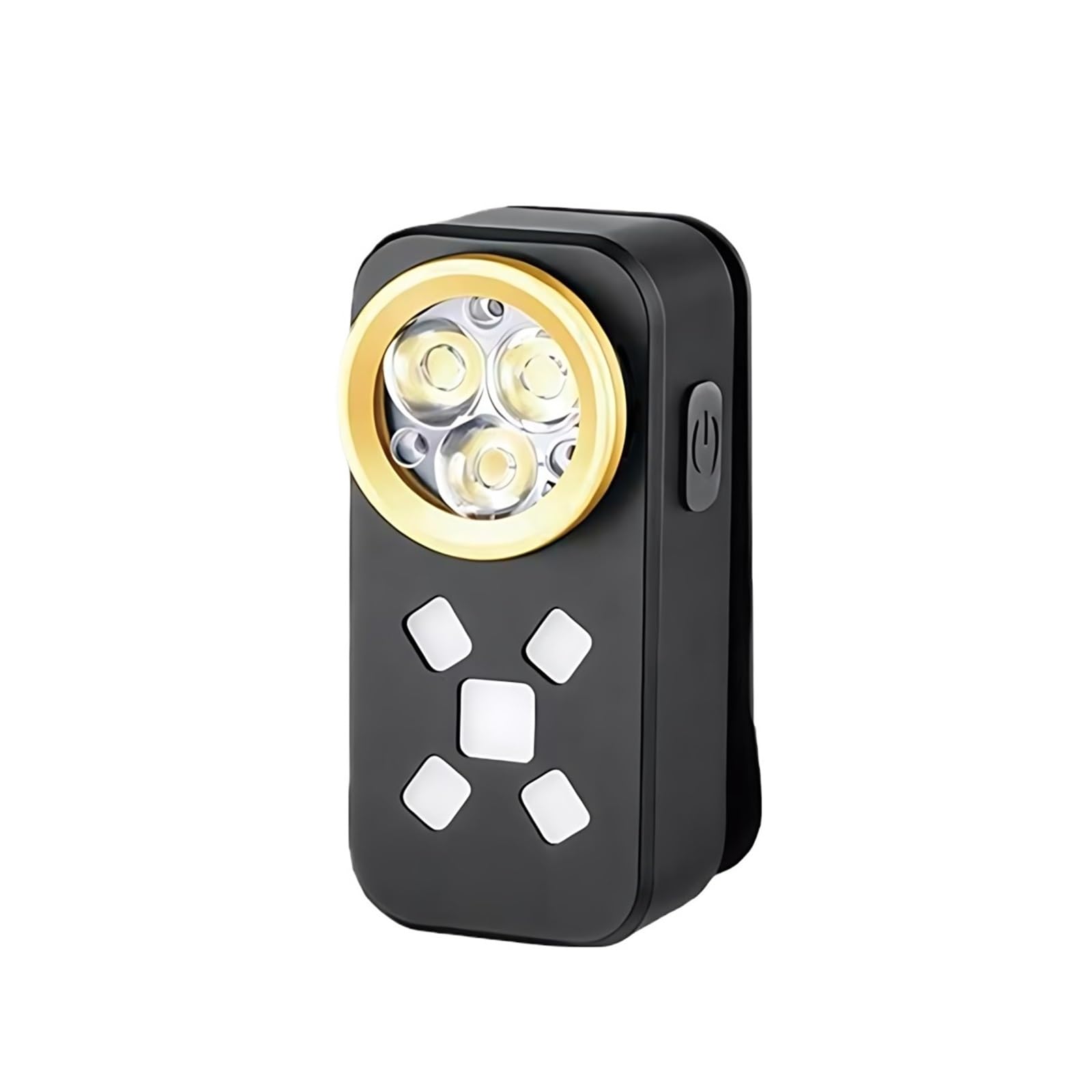 Linterna EDC Recargable, Mini Linternas LED, 500 Lúmenes, Luz Portátil Con Clip, De Bolsillo, Magnética Pequeña For Señalización, Camping, Emergencia (naranja) Luces SúPer Brillantes(Black)