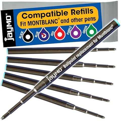 Jaymo Ballpoint Pen Refill for Montblanc Cover