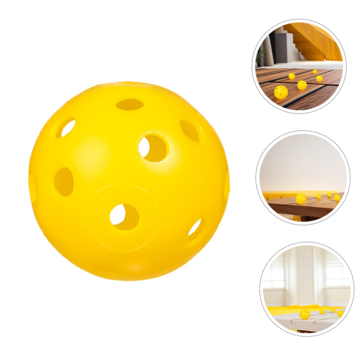 ORFOFE Balones de Golf Perforadas para Practicar en Interiores, 48 Unidades