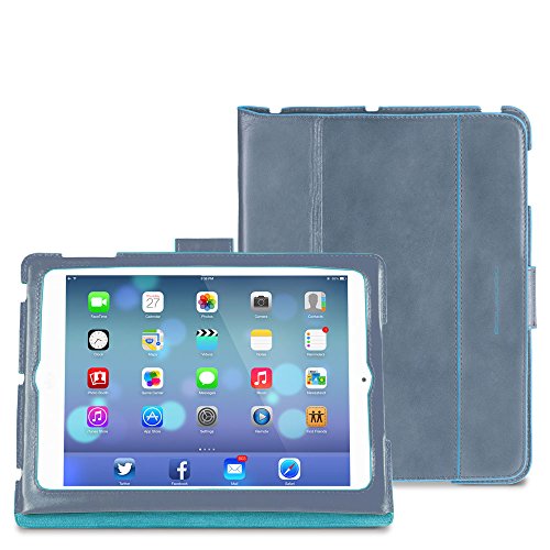 Étui portefeuille Piquadro pour iPad Air 2 gris clair la protection quotidienne chic