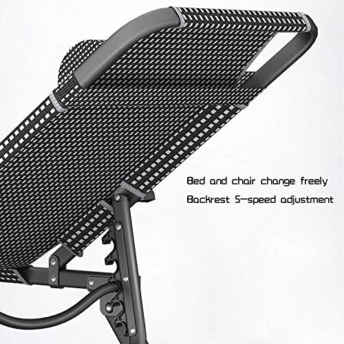 Chaise Longue de Plage réglable contre le mal de dos chaise pliante - 4
