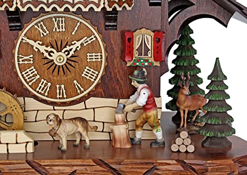 Herrzeit By Adolf Herr Cuckoo Clock - The Busy Wood Chopper Ah 446/1 8Tmt #TOP3