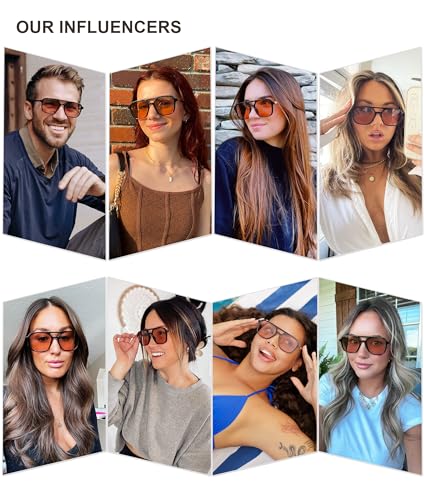 Image of SOJOS Retro Aviator Sunglasses for Women Men,Trendy Rectangle Womens Mens Shades Sun Glasses SJ2202