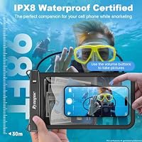 Rynapac Large Waterproof Phone Pouch Up to 10", 2 Pack IPX8 Protector Pouch — image 2
