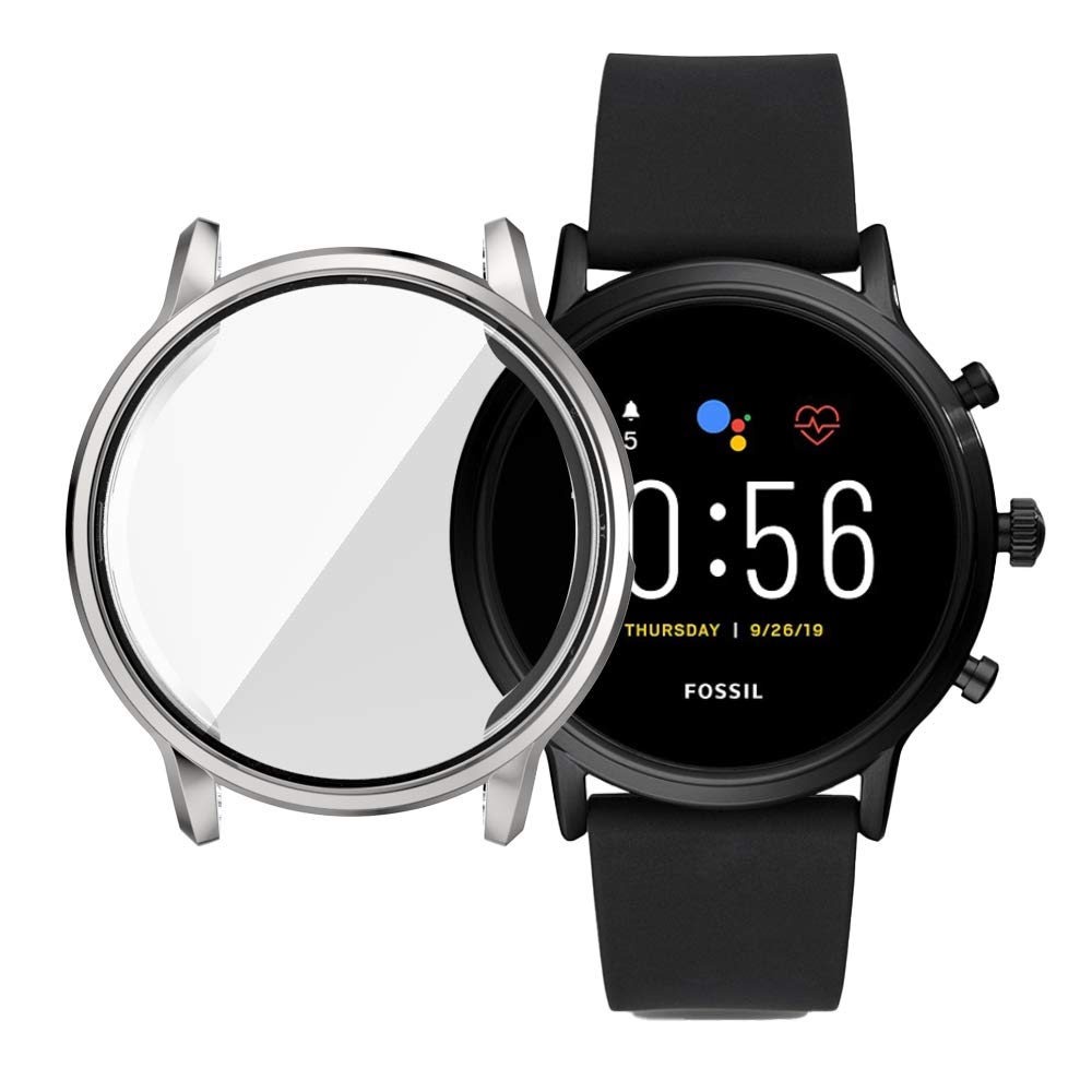 TangyongjiaoTangyongjiao Watch Case Suitable for FOSSIL Gen 5 Carlyle All-inclusive Electroplated TPU Protective Shell Watch Accessories