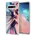 Produktbild Conie® Handyhülle Rück Schale für Samsung Galaxy S10, Ultra Slim TPU Hülle aus Silikon mit Bilder Motiv, Kanten Display Kamera Schutz, Rauch Abstract Design