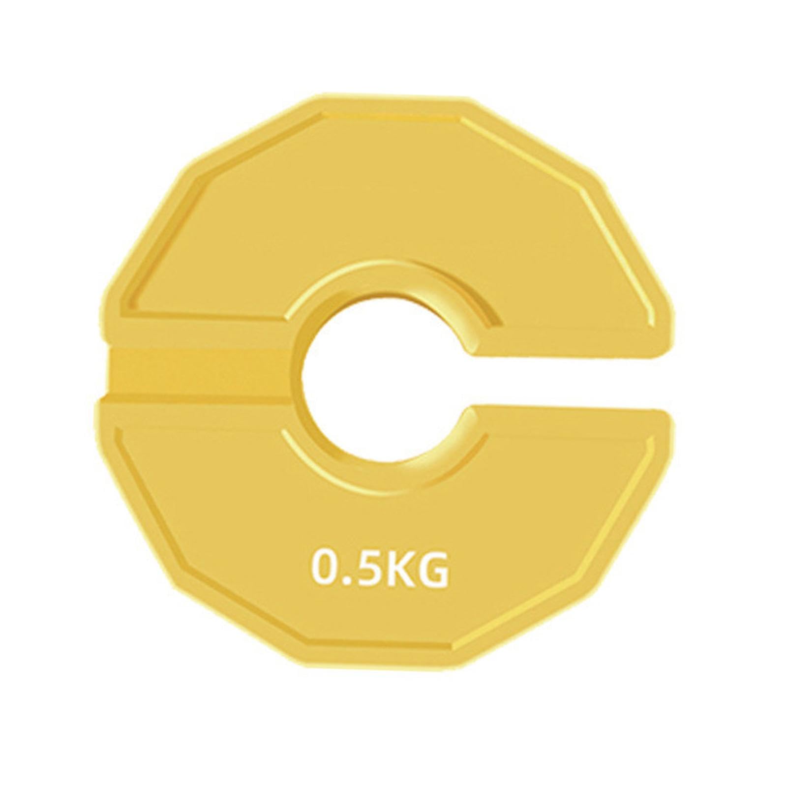 F Fityle Piastra di Peso frazionaria in Gomma Piastra di Peso aggiunta di Peso 0,25/0,5/0,75/1 kg di Pesi Dumbell per Principianti