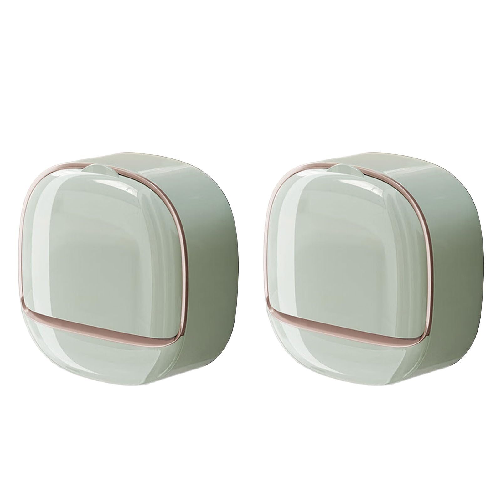 Strong-Grip Adhesive Soap Tray Wall-Mounted, Quick-Dry Drainage Bathroom Organizers for Renters & Small Spaces Multi Hole Drainage Soap Box Bathroom