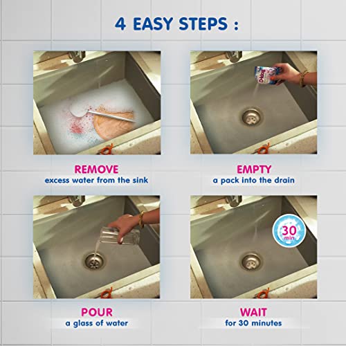 Pidilite-D-Klog-Drain-Cleaner-Powder-40g-x-5N-Removes-Clogs-Blockages-in-Washbasin-Septic-Tank-Sinks-Pipes-within-30-Minutes-Drain-Expert-No-Manual-Hassle-Drainage-block-and-Clog-remover