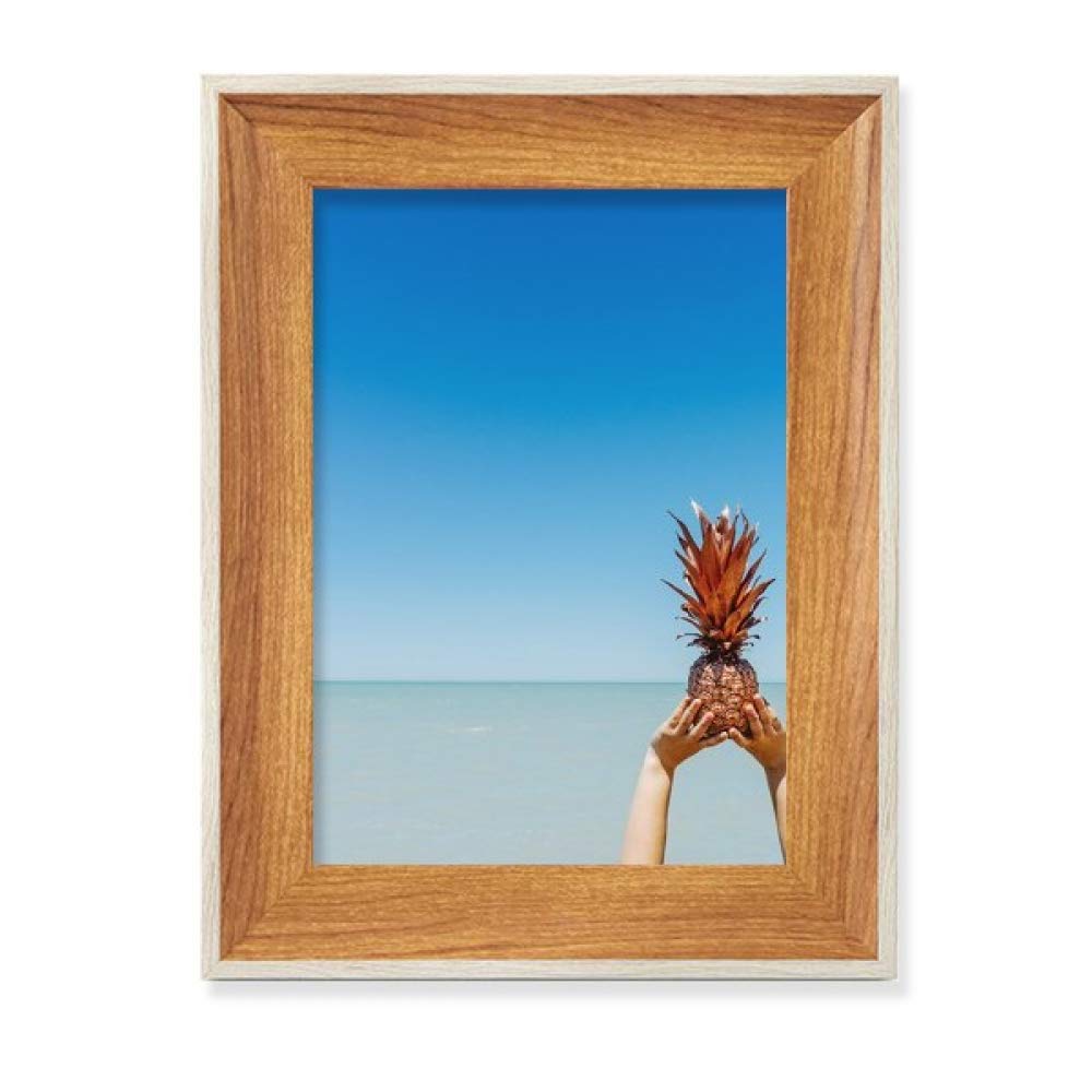 Cadre de photo bois de bureau peinture art océan plage ananas mer