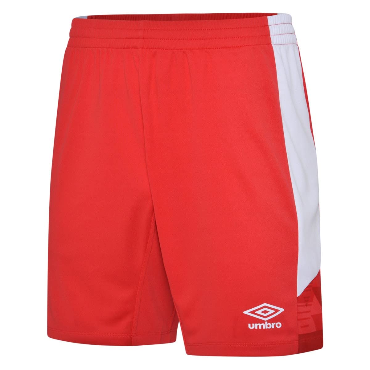 Umbro Men's Vermillion/White Vier Shorts, M