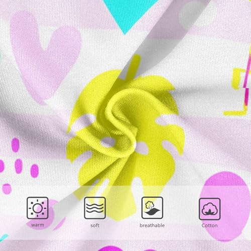 Toddler Girls Underwear 2t Cotton Girl Panties Cute Fun Print Briefs Girls Undies Pink Flamingos Tropical3