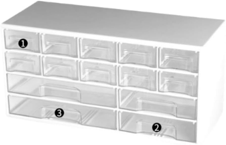 クリア引き出し敷き詰め展示まとめ売りの試み 2個セット コレクションケース アクリル ディスプレイケース