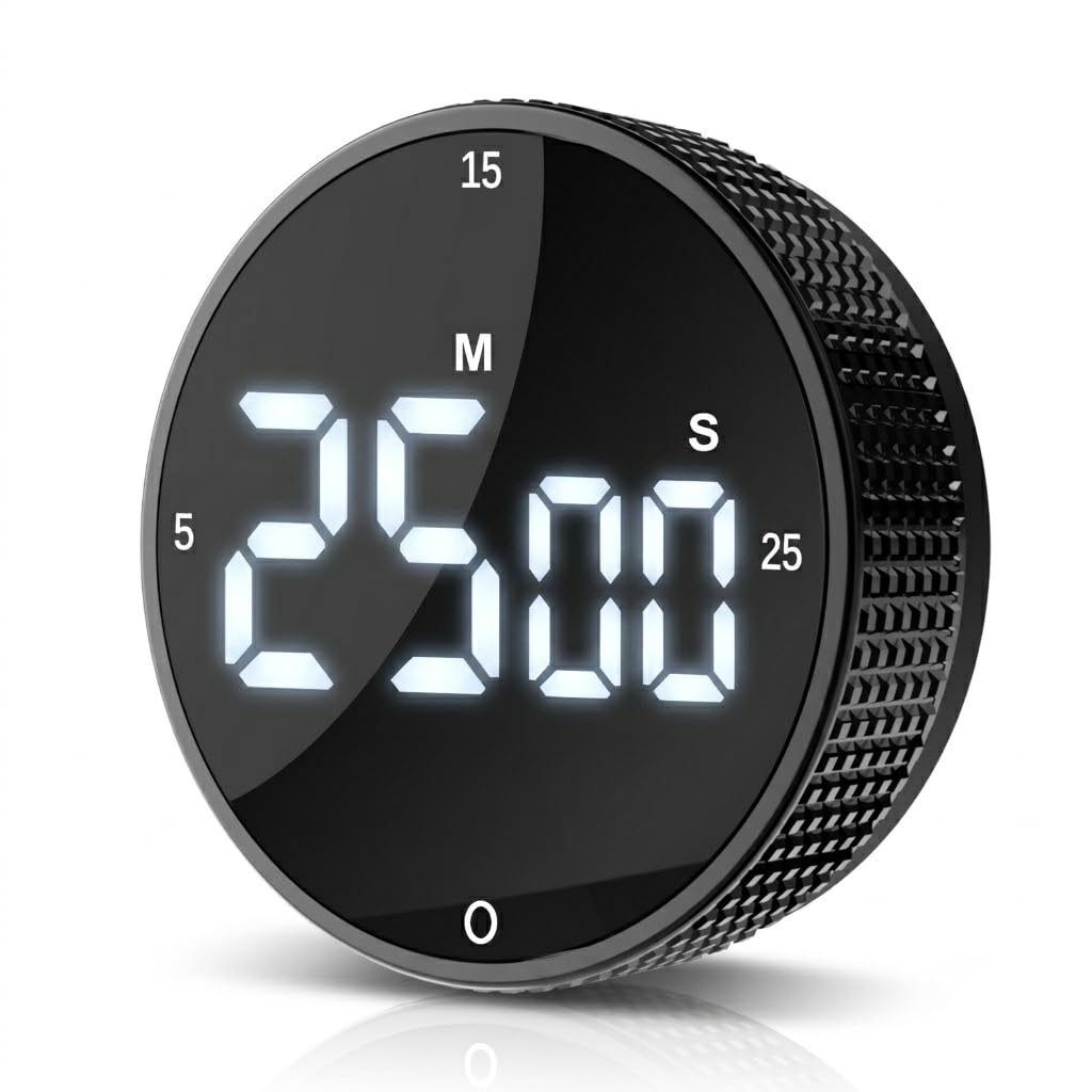Photo 1 of JUNVIL Digital Kitchen Timer - Black