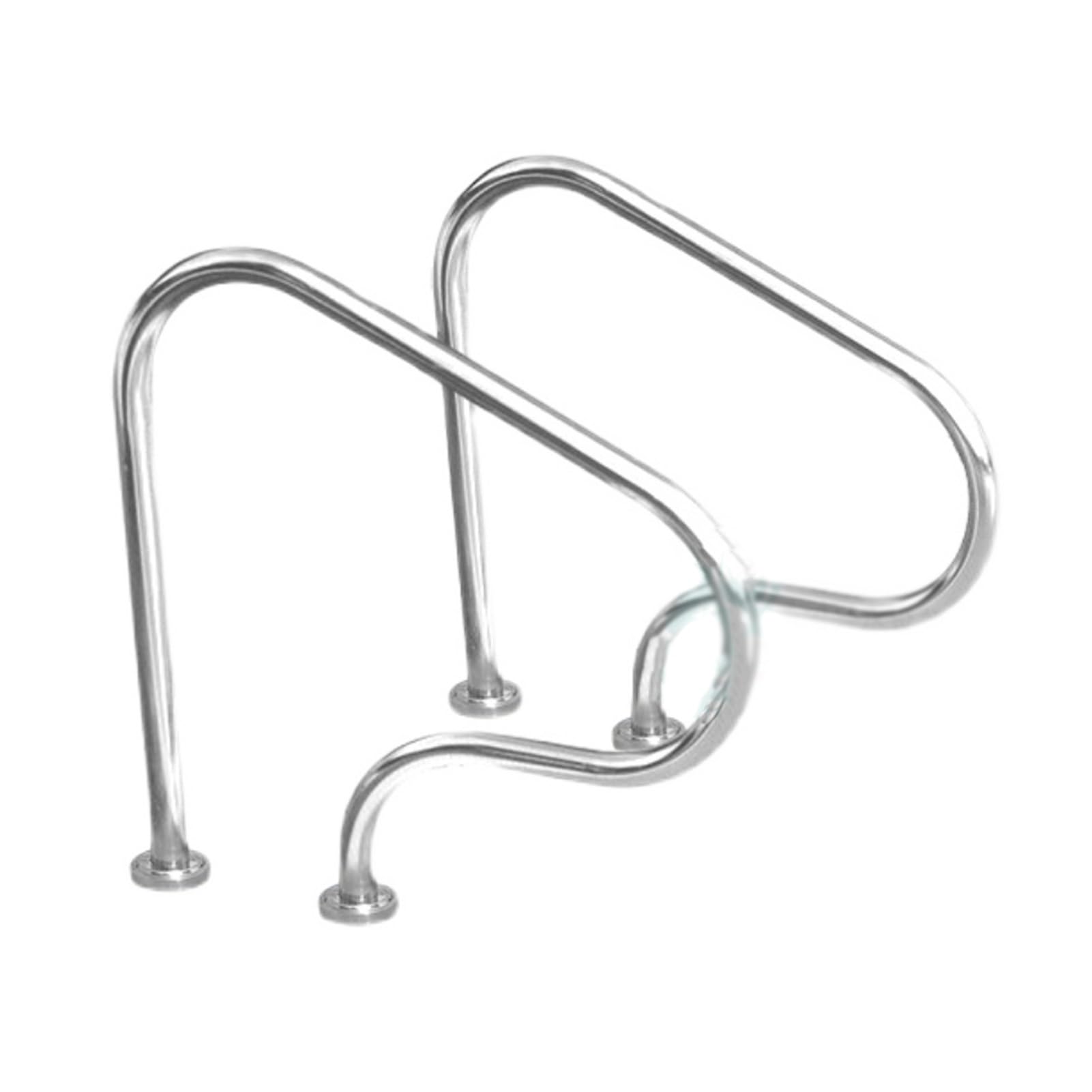 TYYCKJ 2-Pack Pool Handrails, Stainless Steel Pool Railings, 330 Lb Load Capacity, Suitable for Swimming Pools and Water Parks with Steps