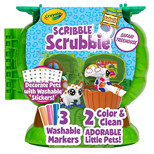 Crayola Scribble Scrubbie Pets Safari Treehouse, Toy Storage Case - image 6