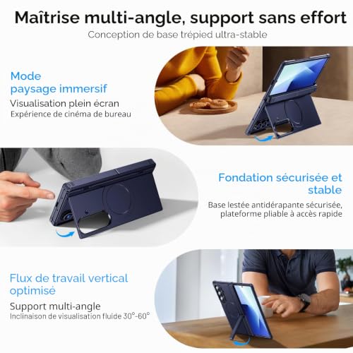 Coque aimantée Samsung Z Fold 7 robuste dotée d'une protection de charnière - 3