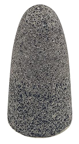Image of Weiler 68304 Tiger ZIRC Type 16 Round Tip Portable Grinding Cone, Z20-S, 1-1 /2 inch X 2-1 /2 inch X 5 /8-11, (Pack of 12)