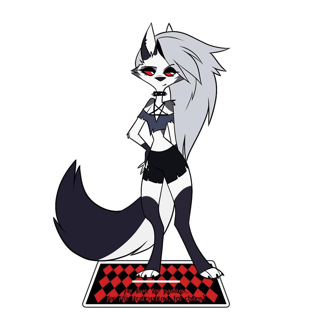 Zhongkaihua Hazbin Hotel Charlie Morningstar Lucifer Morningstar Acrylic Stand Figure 15CM Home Display Desktop Standing Plaque Ornament