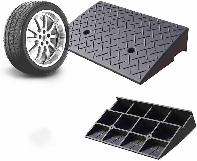 Rampy przejściowe progowe Rampy krawężnikowe Gumowe rampy podjazdowe Rampy wjazdowe(50 * 32 * 9cm)