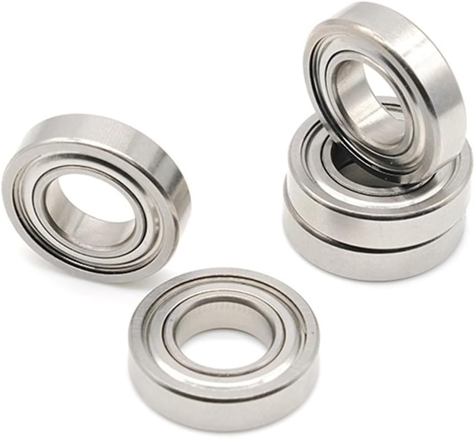 Ball Bearing 10Pcs S6701ZZ Stainless Steel Bearing 6701ZZ Bearing ABEC-7 12x18x4mm Thin Section 6701 Z ZZ Ball Bearings Bike Headset Bearings