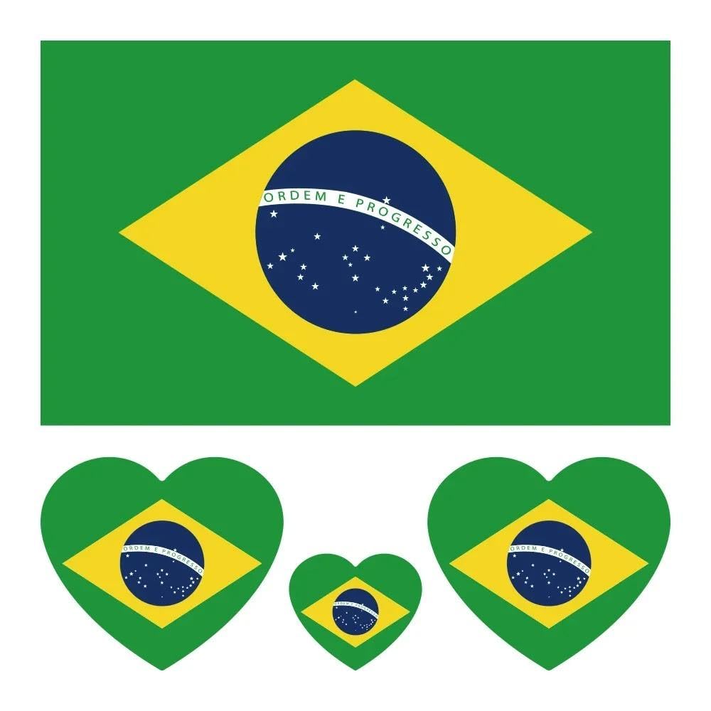 4pcs Car Stickers Auto PVC Sticker Waterproof Styling Decal(6x6cm)