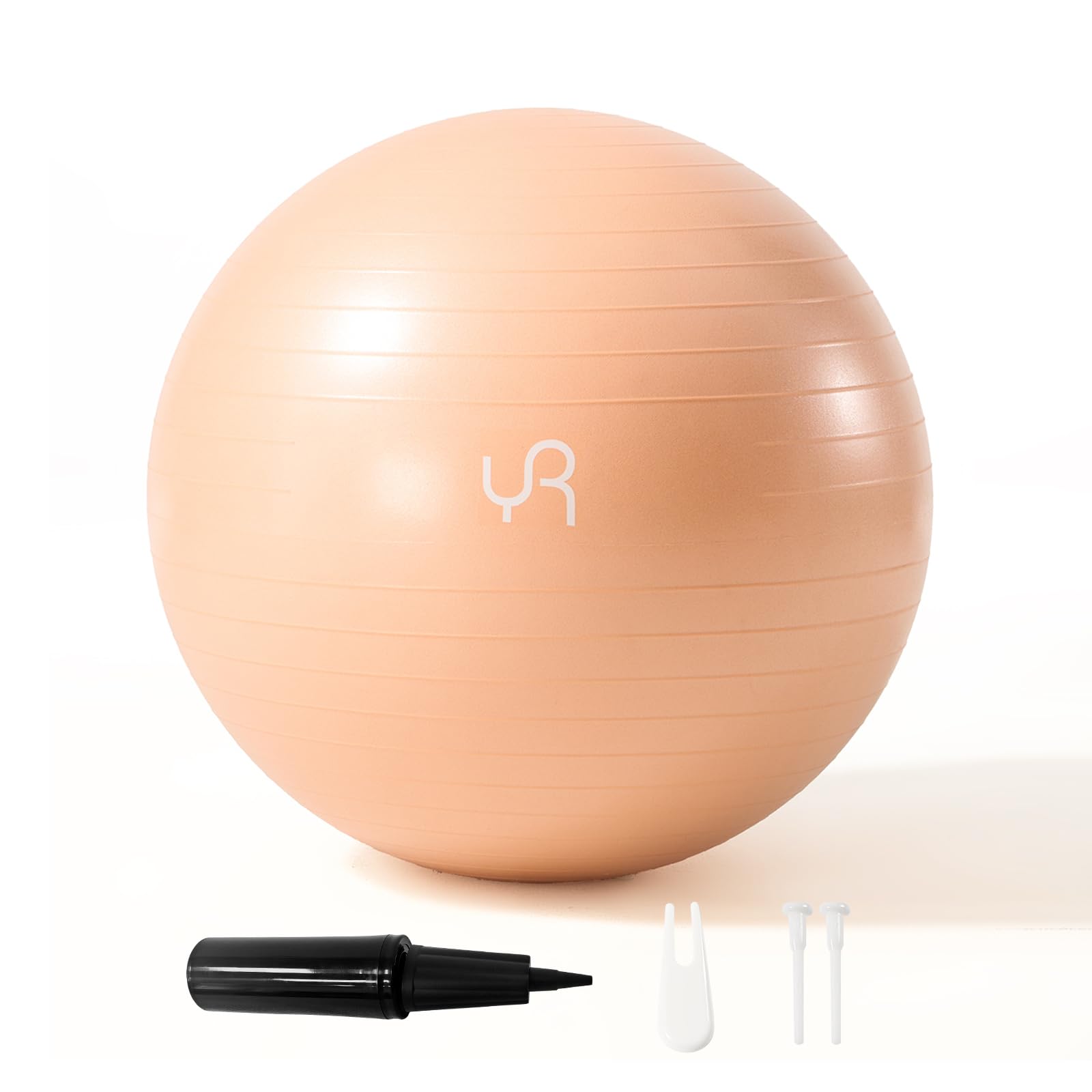 YR Palla da yoga grande, 55/65/75 cm, per allenamento, gravidanza | PVC, anti scoppio, antiscivolo, palestra a casa, sedia da ufficio, allenamento di base, allenamento dell'equilibrio