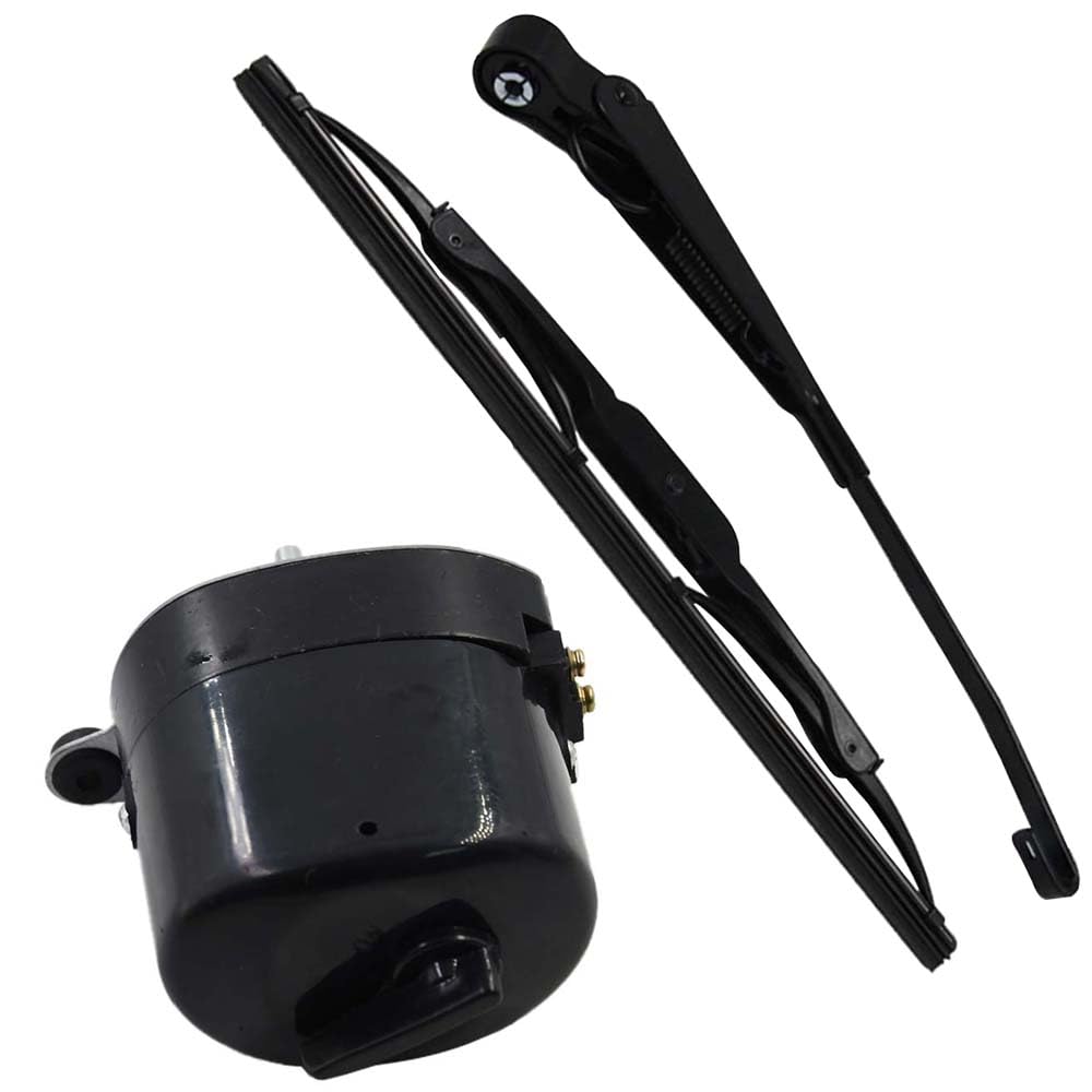 Parabrezza motore e braccio tergicristallo compatibile con Willys Jeep trattore 01287358 7731000001 0390506510 01287358