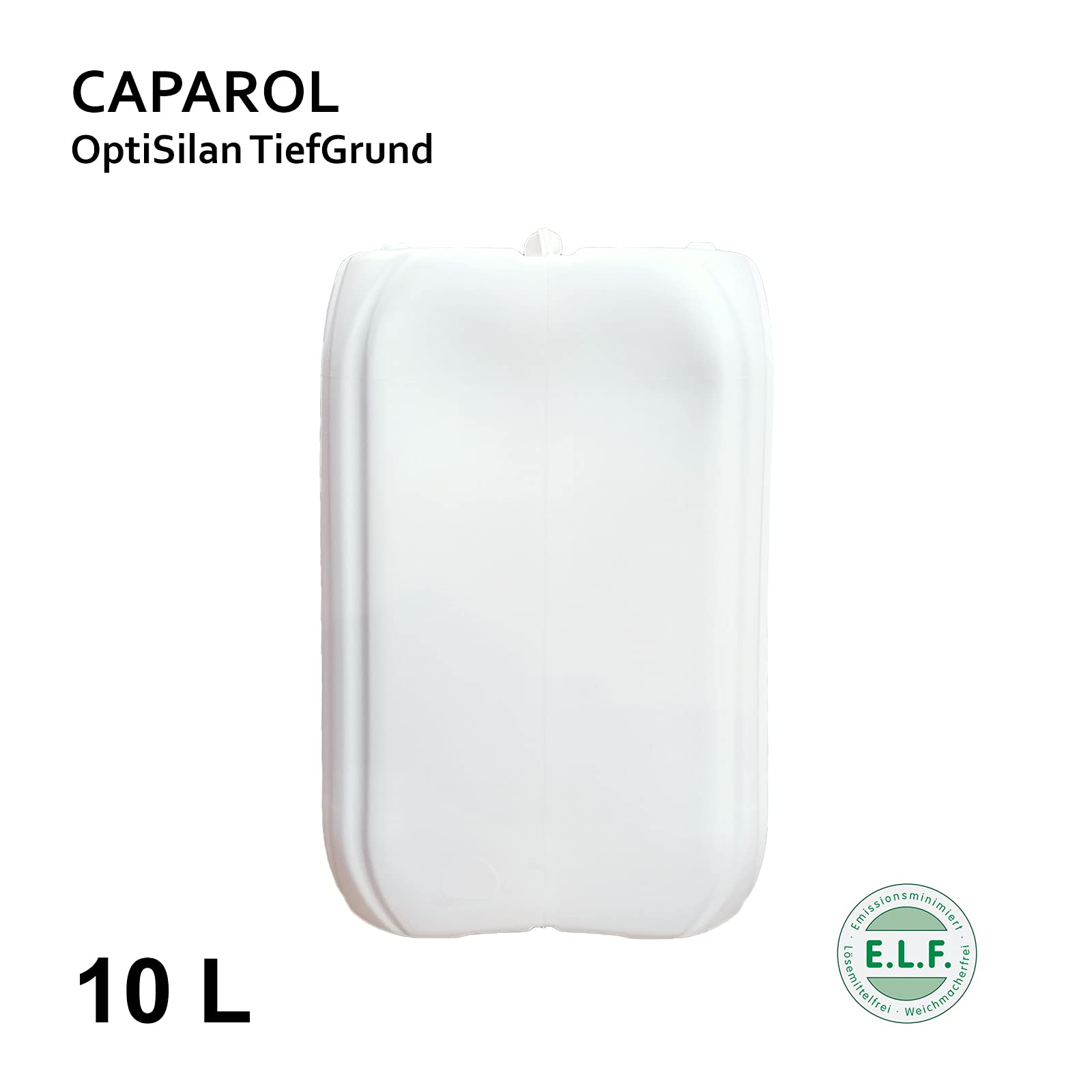 CAPAROL OptiSilan TiefGrund I Siliconharzgrundierung für innen und außen I Tief eindringend I Hydrophobierung I Putz I Mauerwerk I Beton I Gipskarton I 10L
