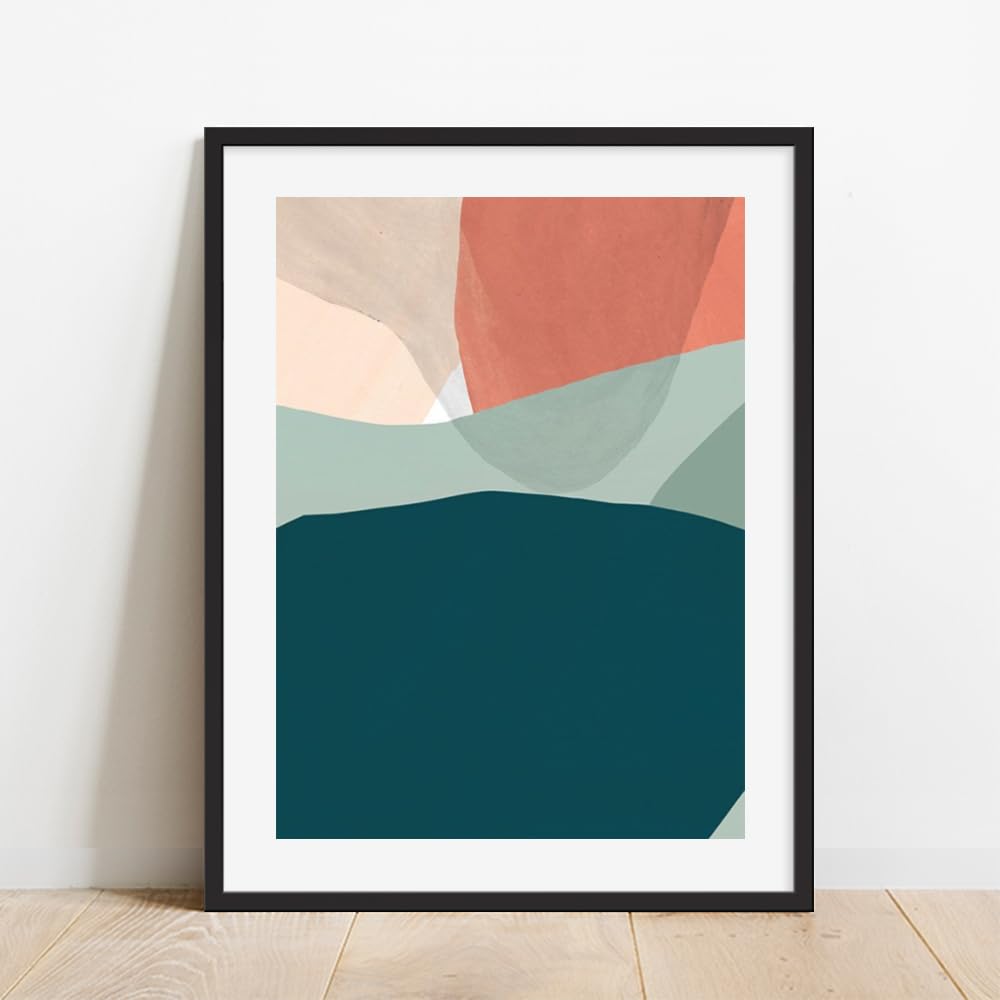 COLOSSAL ART HOUSE Abstract Modern Art Framed Poster Large Wall Painting for Living Room, Bedroom, Kitchen and Office Wall Decoration Frame décor (13x17 Inch Framed Picture with Poster) 3