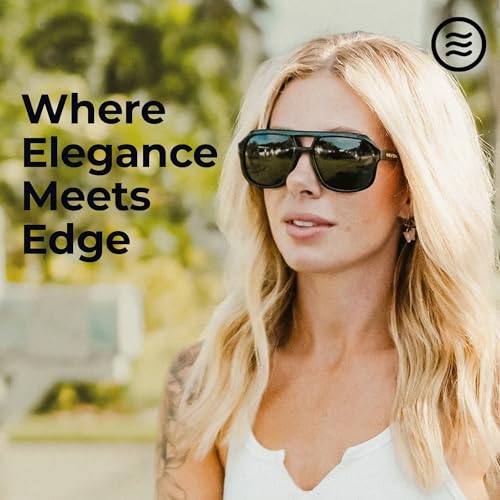 NEVEN MASHA Men’s Polarized Sunglasses - Sleek, Contemporary Aviator Sunglasses - Women’s Sunglasses for Beach-Ready Look.4