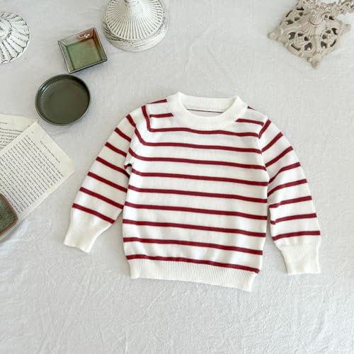 Toddler Baby Boys Girls Knitted Sweater Warm Soild Long Sleeve Pullover Sweasthirt Tops Autumn Winter Clothes Outfits4