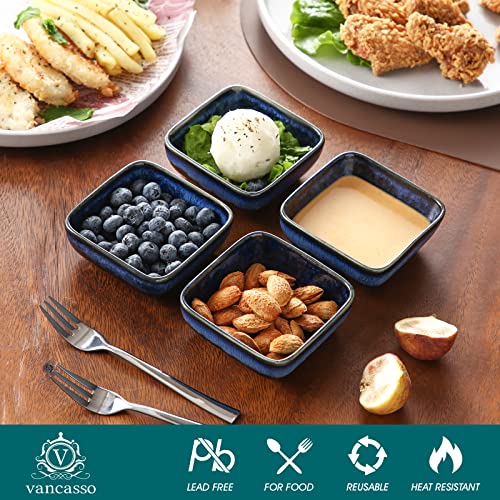 Vancassostern6ozdippingbowls37inchesceramicsoysaucedishsquaresidedishessmallappetizerplatessetof4 Urban Country Home Decor Vancasso stern 6 oz dipping bowls 37 inches ceramic soy sauce dish square side dishes small appetizer plates set of 4 urban country home decor