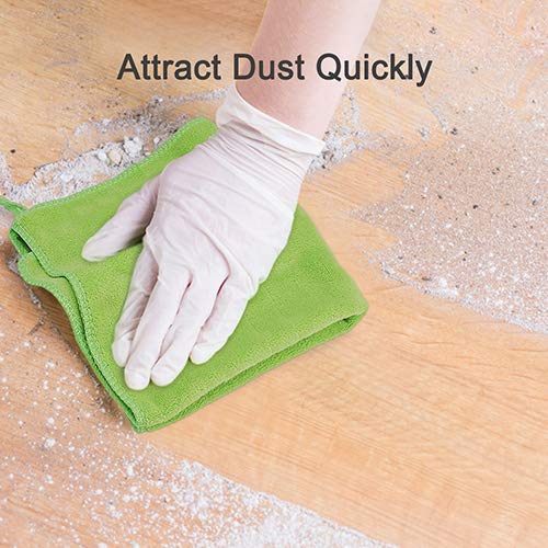 image for Lasyman 12PCS Premium Microfiber Cloth - Lint Free-Micro Fibers Towels