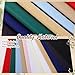 HunnmingRe 12 Pcs Aida Cloth 12 Color 14 Count Cross Stitch Fabric DIY Cross Stitch for Embroidery DIY Handmade Art Craft, 12 x 18 inch(Colorful)