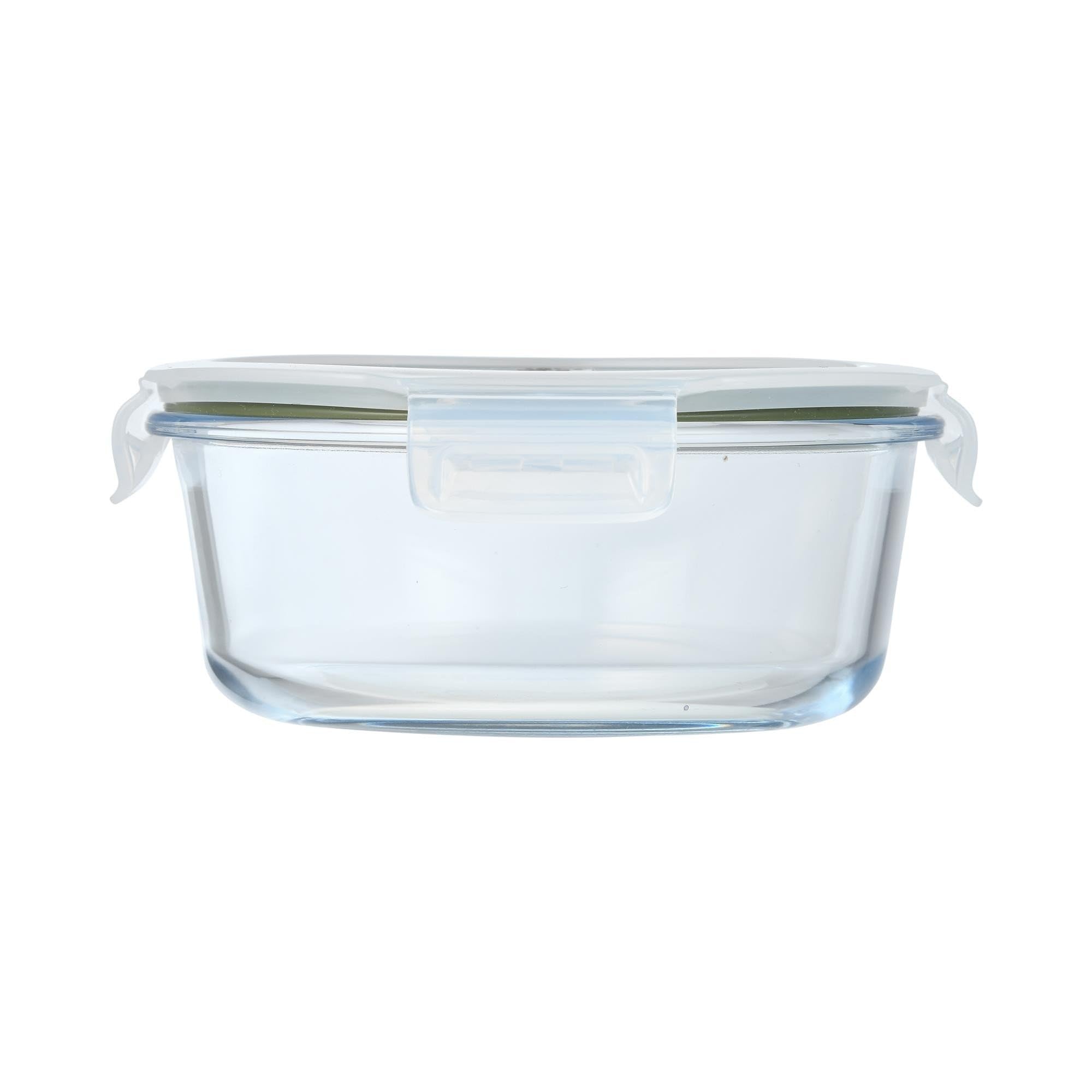 San Ignacio EXPERT Juego de 4 Herméticos Transparentes (320ml + 520ml + 800ml + 950ml) en Vidrio de borosilicato con tapa hermética EXPERT