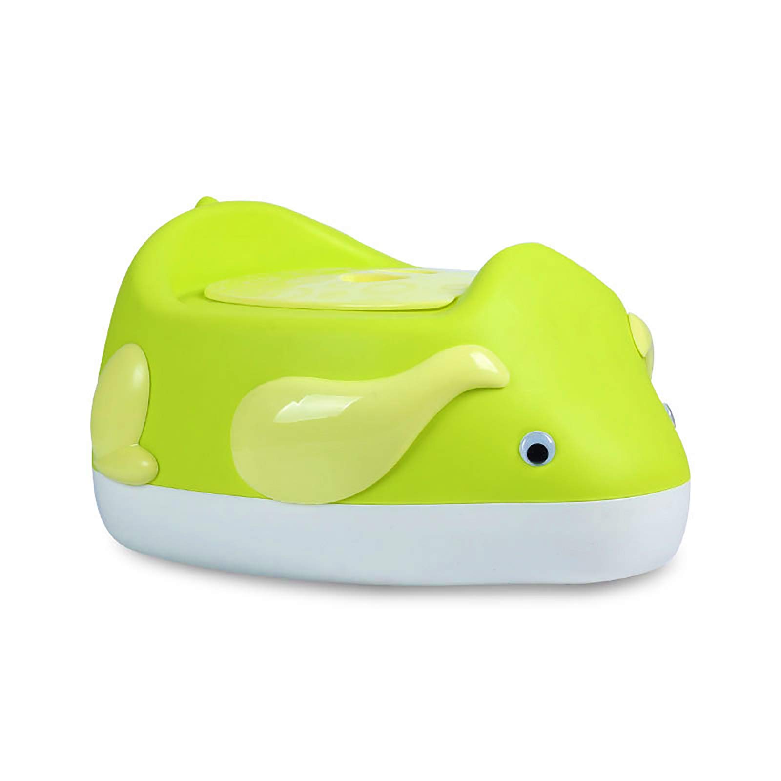 Baby Stimola l'interesse Vasino Toliet, Design ergonomico Lavaggio Staccabile Antiscivolo, Perfetto per Bambini Piccoli,Verde