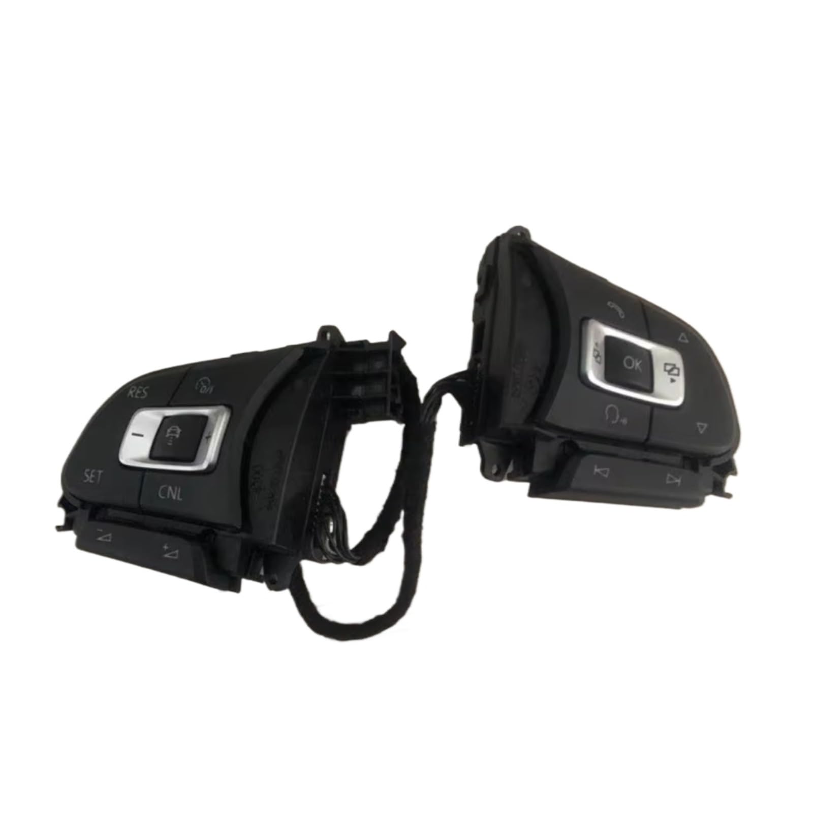 Accessoires auto Compatible Avec VW Pour Sharan Pour Polo 6C0959442B Bouton De Volant Multifonctionnel De Voiture Avec Bouton ACC Accessoires Intérieurs