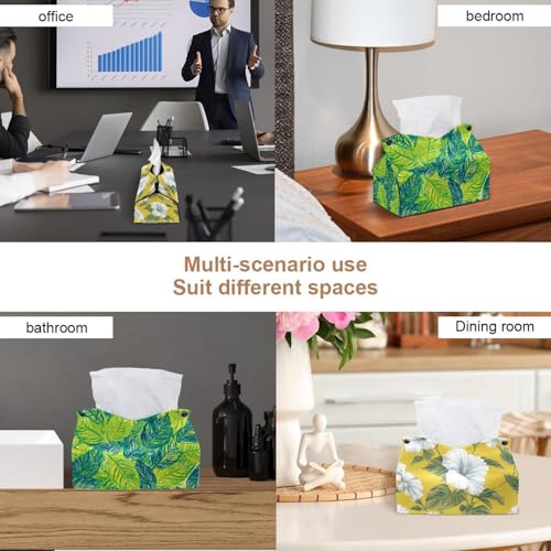 Boîte à mouchoirs en cuir lot de 2 étanche design