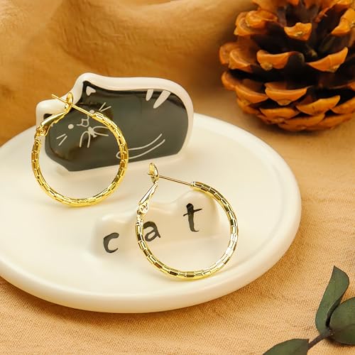 ToHeart Gold Hoop Earrings for Women Hoop Earrings 14k Earrings Gift4