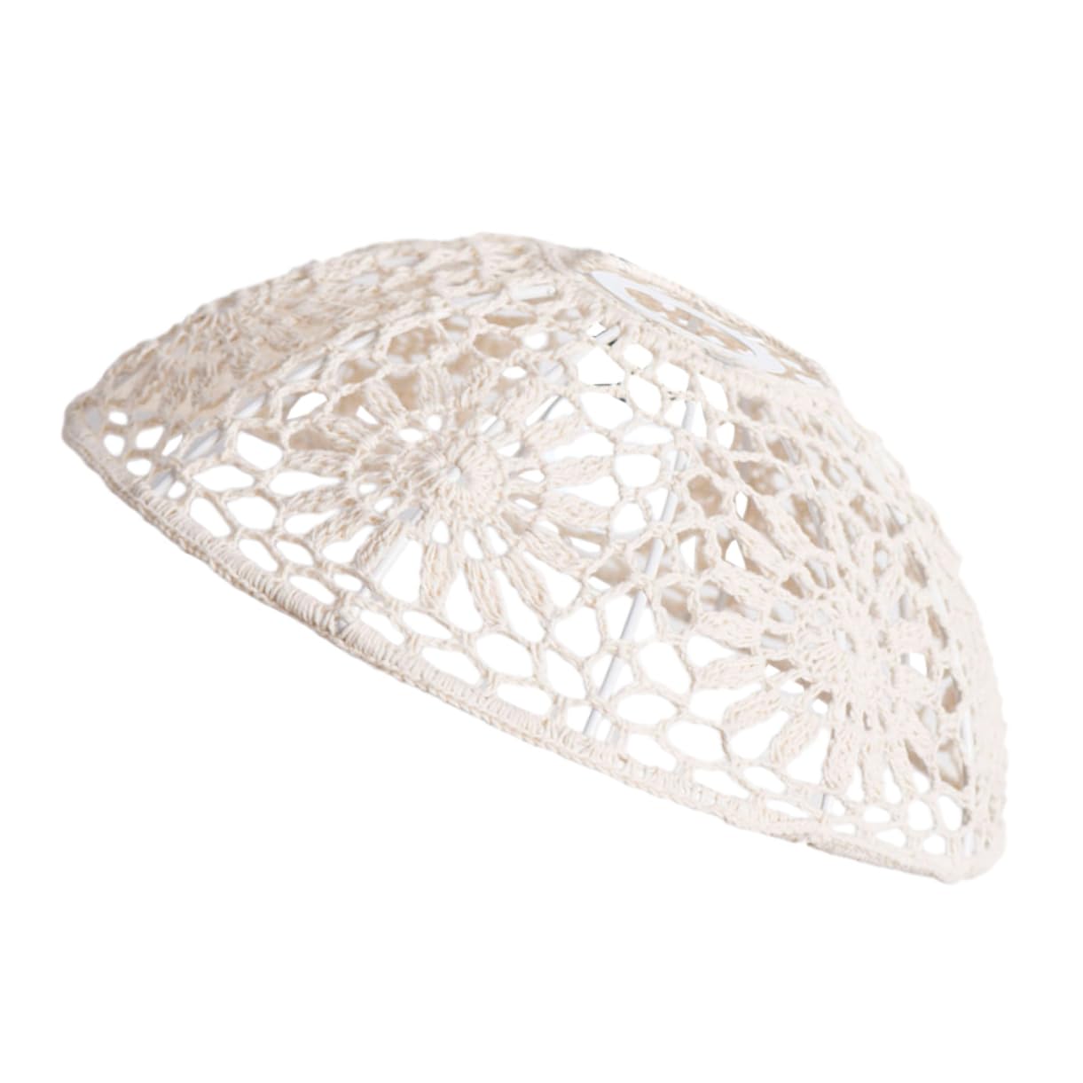 TOPBATHY 2 Pz paralume intrecciato a mano lampadario per cucina paralume in stile cinese lampada in rattan gabbia a bulbo a sospensione copertura del ferro da stiro Beige