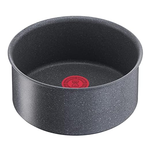 Lagostina Ingenio Mineralis Green Casseruola Fonda Ø 20 cm, Casseruola in Alluminio 100% Riciclato, per Gas, Forno e Induzione, con Indicatore di Cottura, Utilizzabile con Manico Removibile